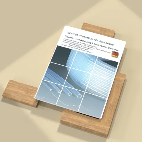 Der neue Techyours® PFA-Schlauchkatalog: Höchste Reinheit & Leistung