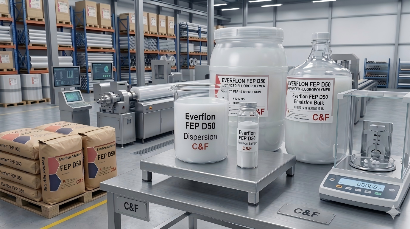 Das brandneue Everflon FEP D50 ist jetzt erhältlich: optimiert für Hochleistungsverarbeitung